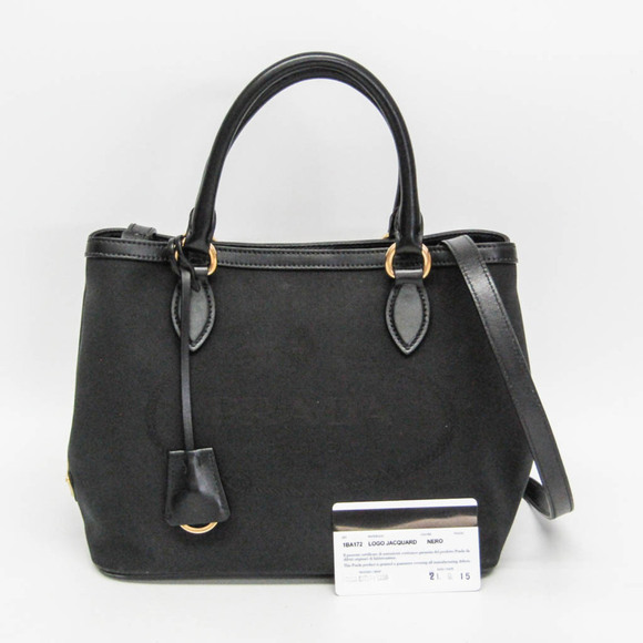 PRADA Black Leather Shoulder Bag - Picture 2 of 15